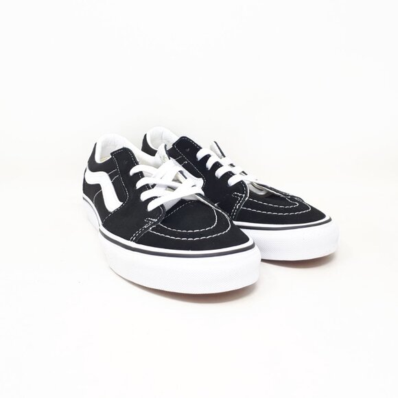Vans Sk8-Low Black True White Classic Skate Casual Shoe Sneaker Womens Size NEW - Picture 4 of 11